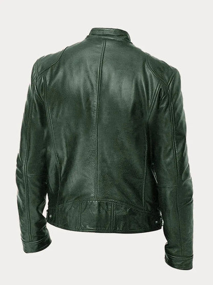 Lenoir™ | Casual leren jas