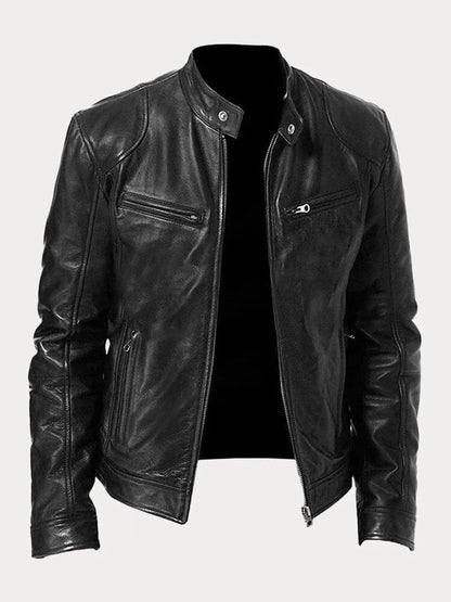 Lenoir™ | Casual leren jas