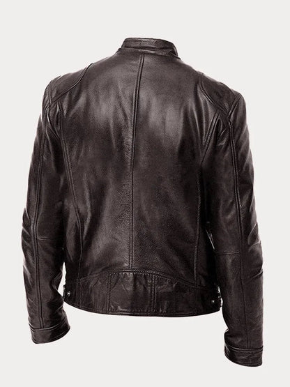 Lenoir™ | Casual leren jas