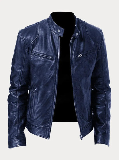 Lenoir™ | Casual leren jas