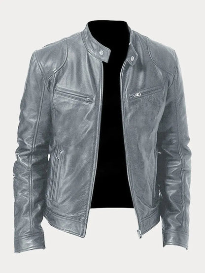 Lenoir™ | Casual leren jas