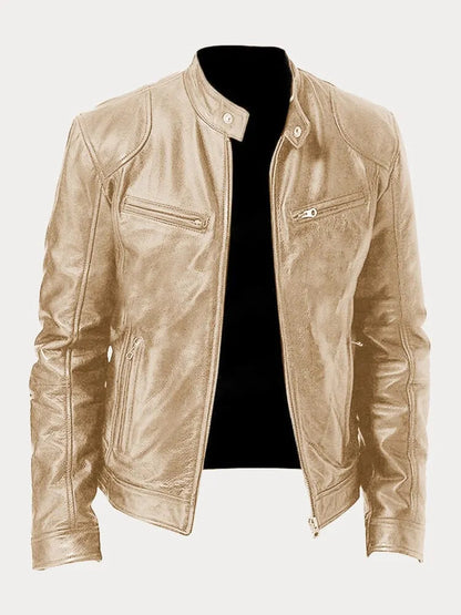 Lenoir™ | Casual leren jas