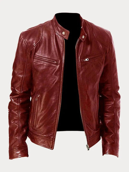 Lenoir™ | Casual leren jas