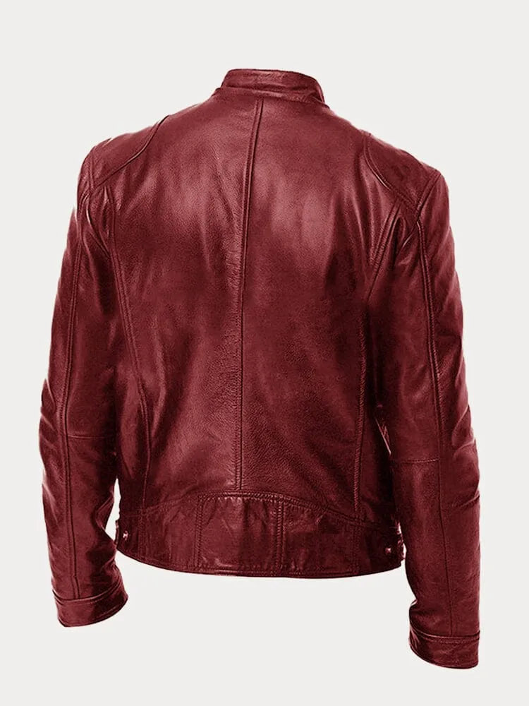 Lenoir™ | Casual leren jas
