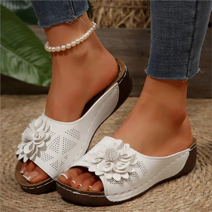 Zomerse Dames Sandalen met Zachte Hakken