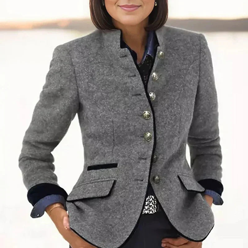 Sana | Elegante Korte Veste met Zakken