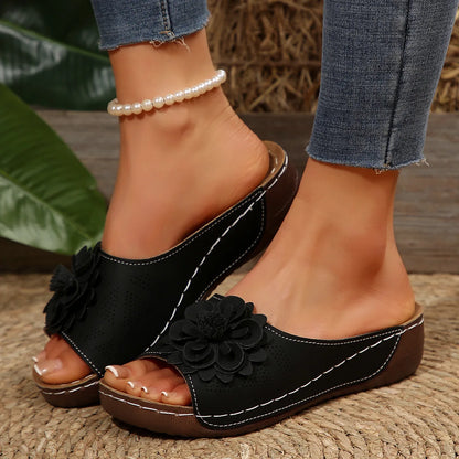 Zomerse Dames Sandalen met Zachte Hakken