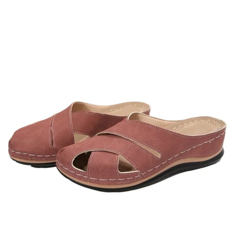 Casual platformenandalen met ronde tiener voor vrouwen