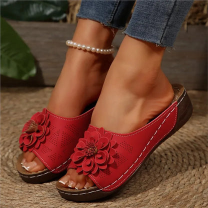 Zomerse Dames Sandalen met Zachte Hakken