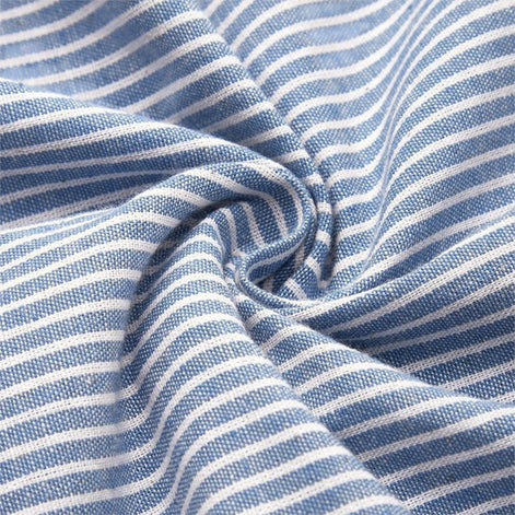 Lunavar™ | Midi Jurk Gestreept Katoen