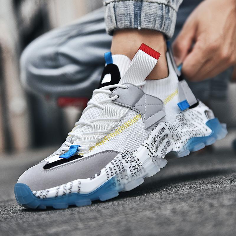 Graffiti Mesh Sneakers – Ademend & Casual Comfort