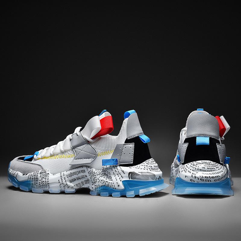 Graffiti Mesh Sneakers – Ademend & Casual Comfort