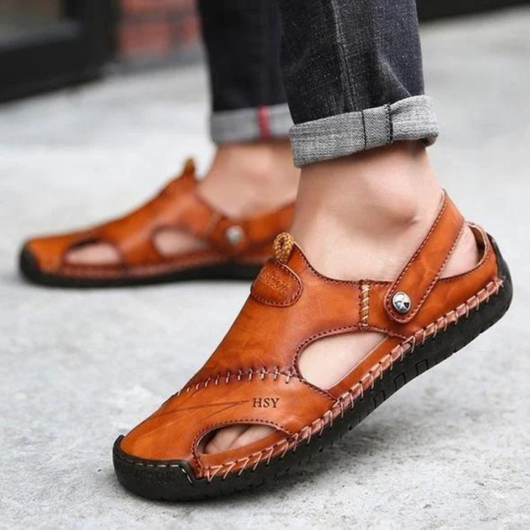Bryan | Orthopedische Leren Sandalen