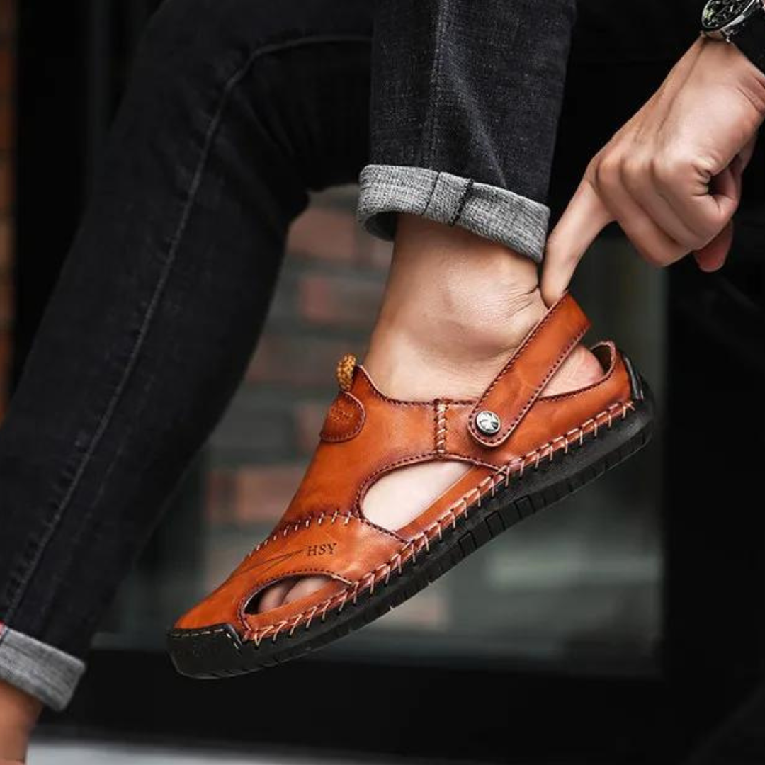 Bryan | Orthopedische Leren Sandalen