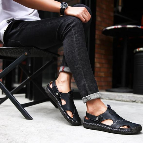 Bryan | Orthopedische Leren Sandalen