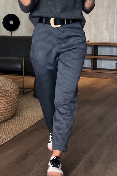 MATHILDA | Gestreepte Pakbroek