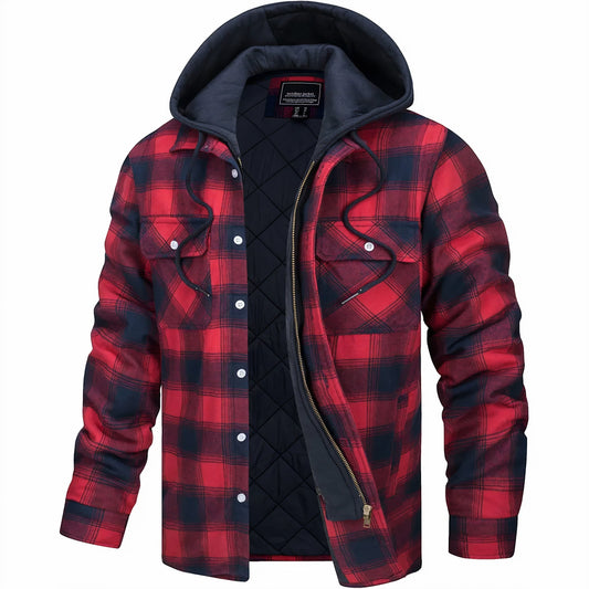 Julius™ | Checkered jacket with zipper