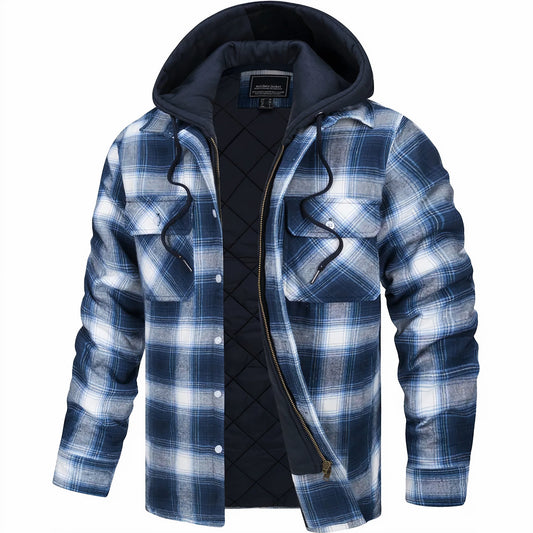 Julius™ | Checkered jacket with zipper