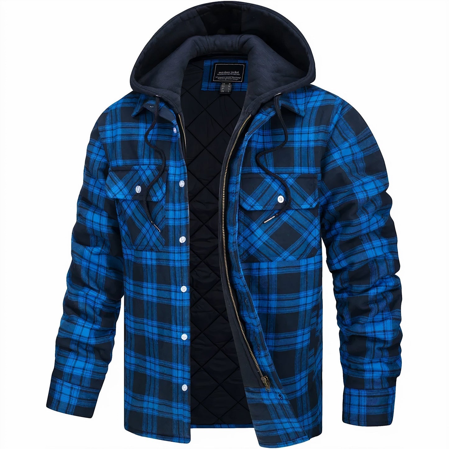 Julius™ | Checkered jacket with zipper